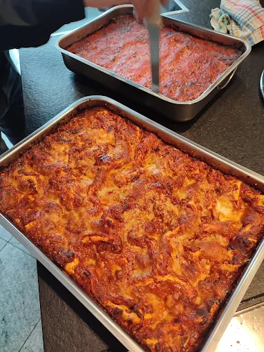Lasagnes maison sorties du four